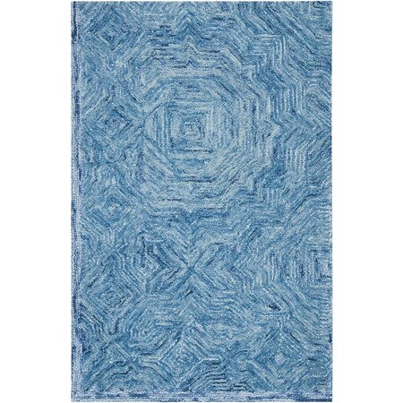 Safavieh 6 x 6 ft. Ikat Hand Made Square Area Rug, Blue IKT506M-6SQ